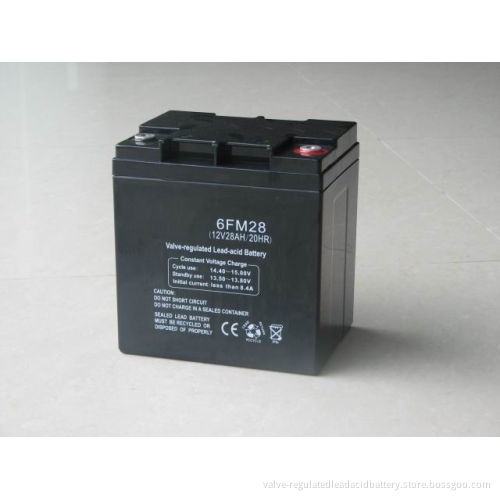 Gas Recombination Vrla Valve Regulated Lead Acid Battery For Telecommunications (12v 28ah)